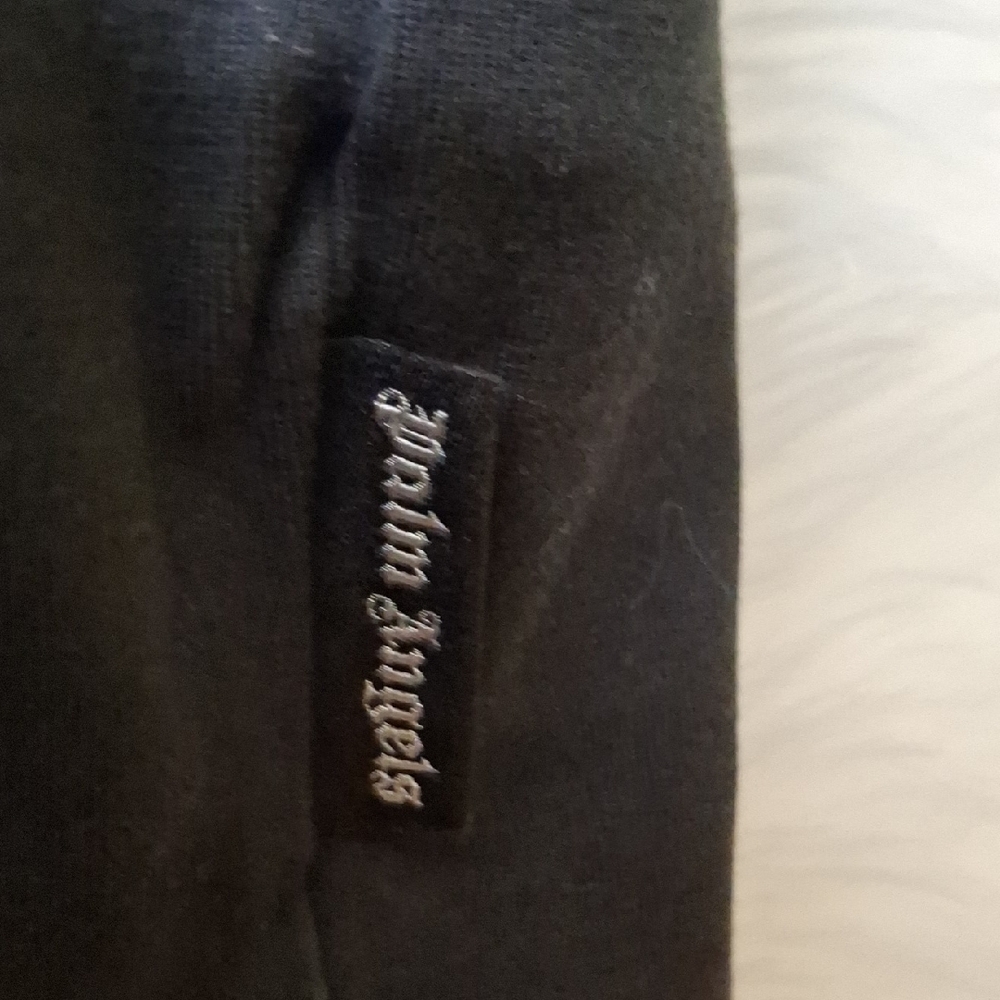 Palm Angels Black Tee with Gray Logo - Picture 3 of 6